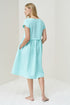 Image 9 of Soft linen dress features short sleeves and side pockets Molly from Baltic Linen